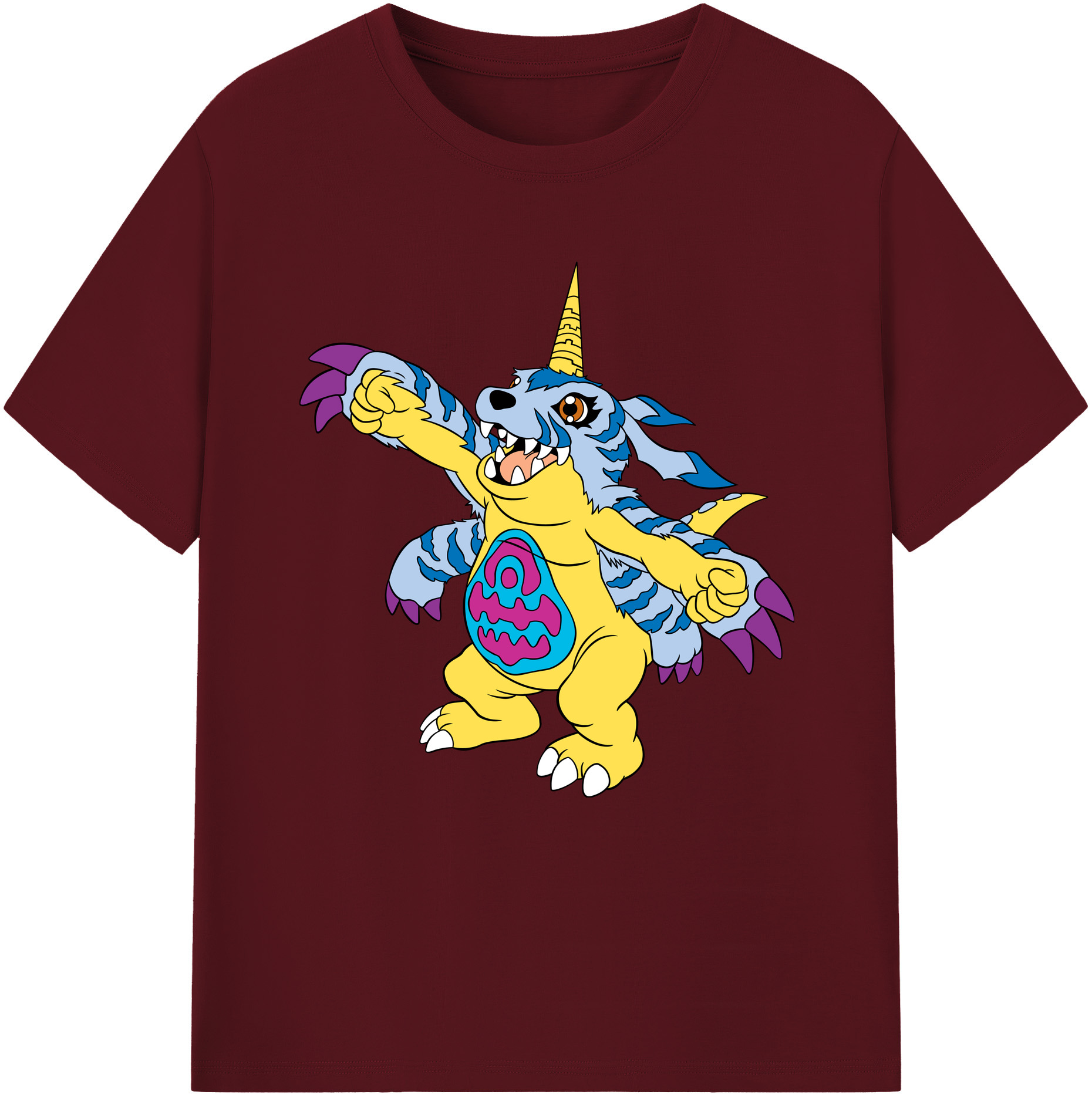 （画像用） Digimon デジタルモンスター/デジモン 綿100％半袖Tシャツ（フロントプリント）